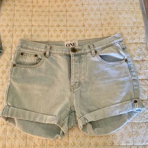 ONE teaspoon Chargers denim Jean shorts 🇦🇺